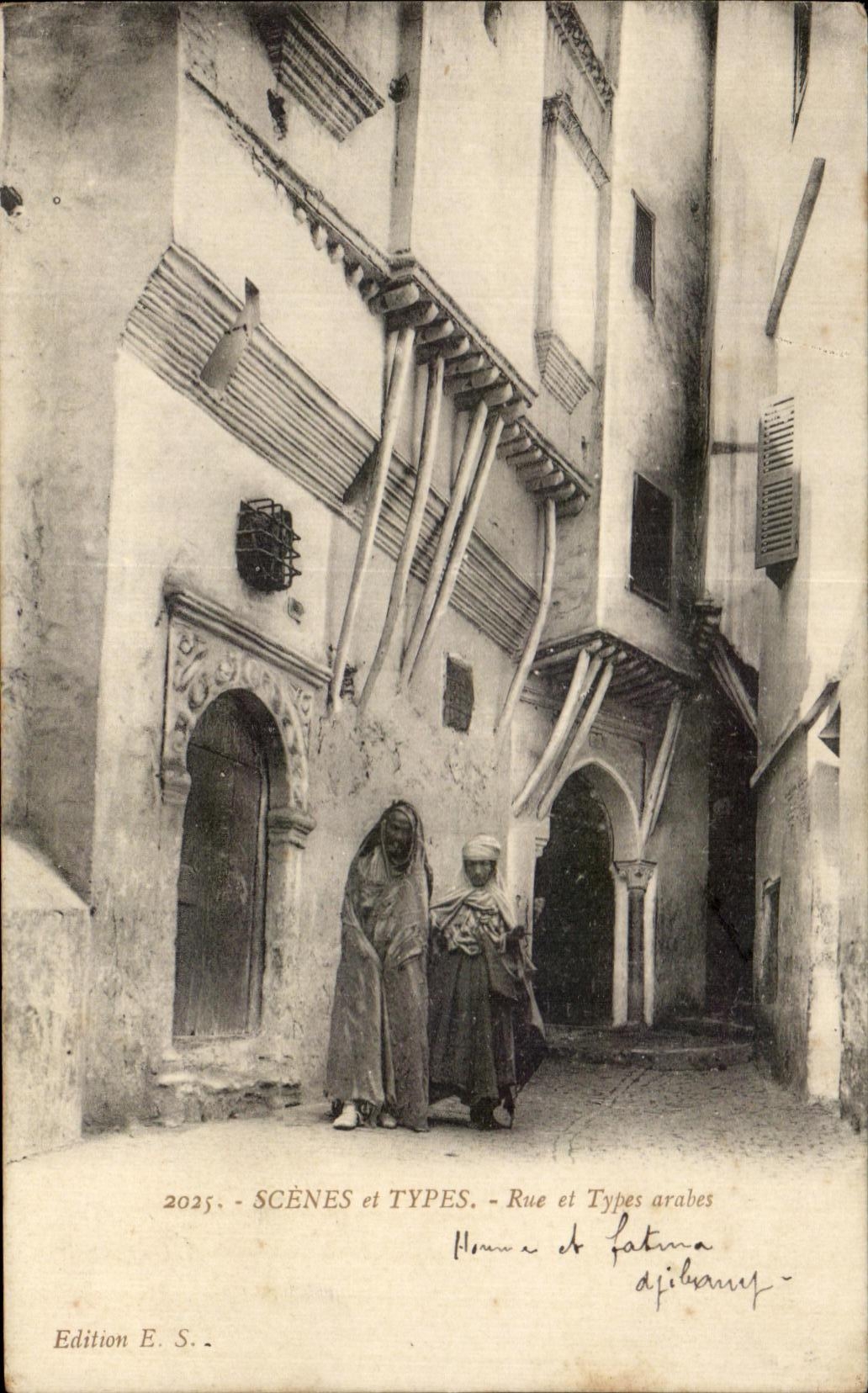 Escenas de CPA y tipos calle y tipos arabes Argelia