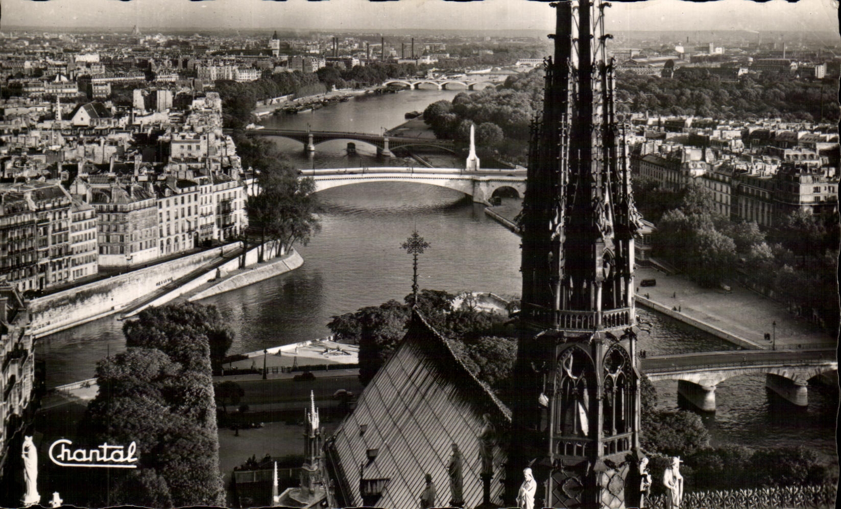 CPA Paris the Arrow of Notre Dame