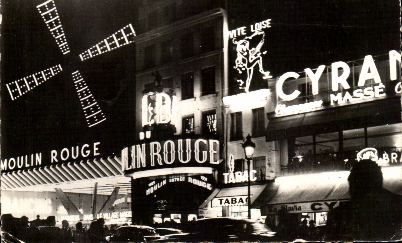 CPA Paris the Moulin-Rouge the Cyrano night