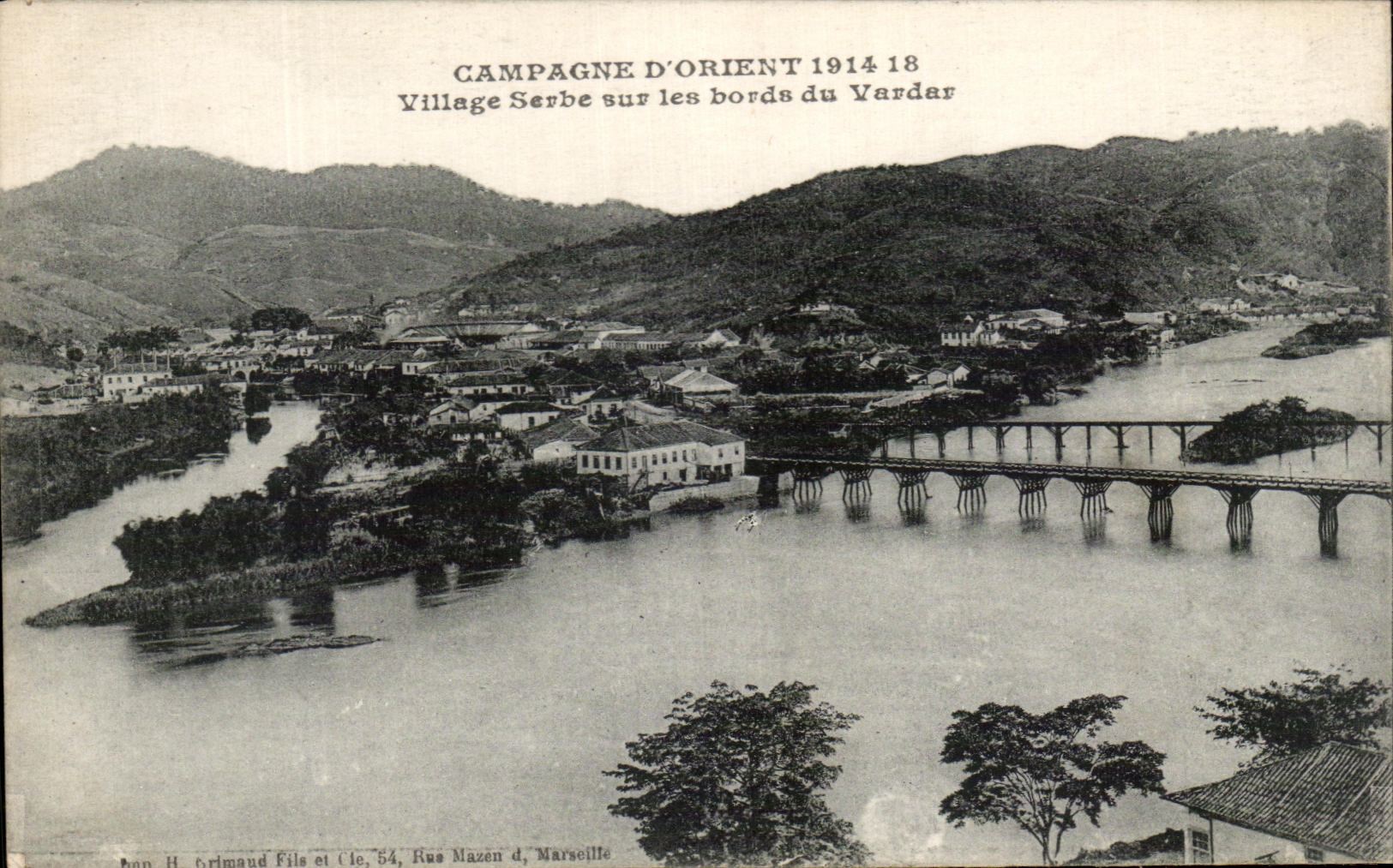 CPA Eastern Europe campaign Hard Serb Village edges of Vardar