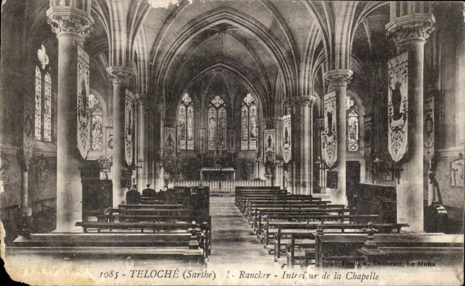 Escala interior de la clavija de CPA Teloche de la camara acorazada