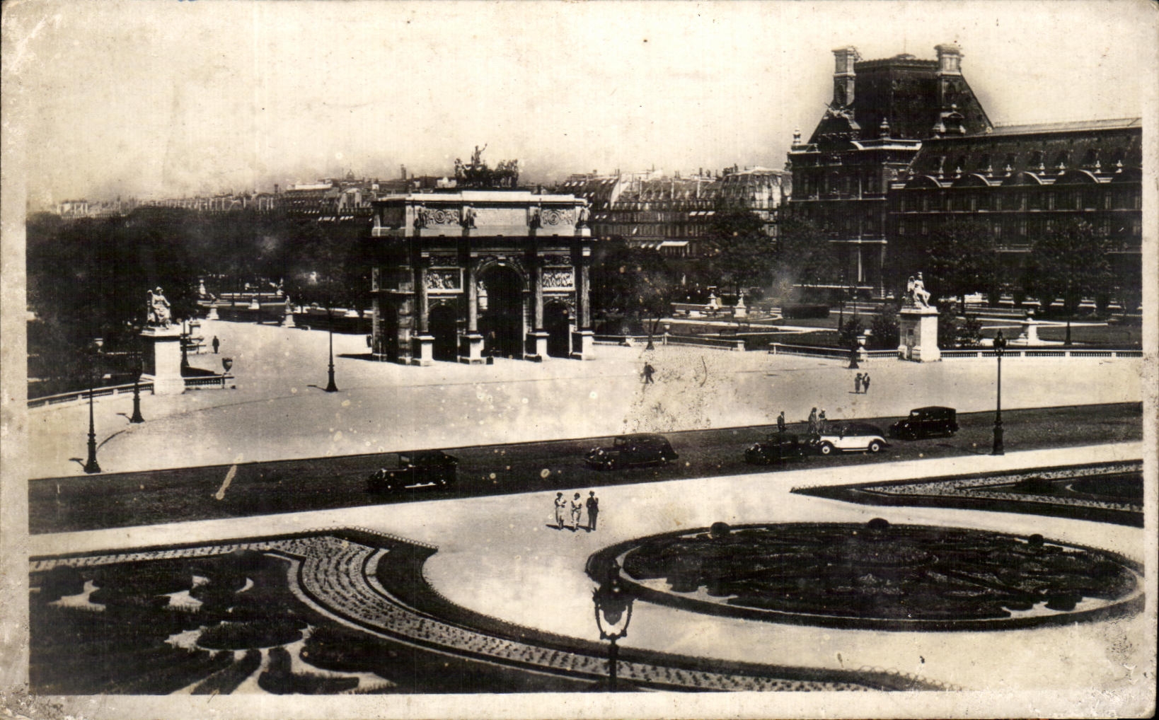 CPA Paris Arc de Triomphe of the Carousel