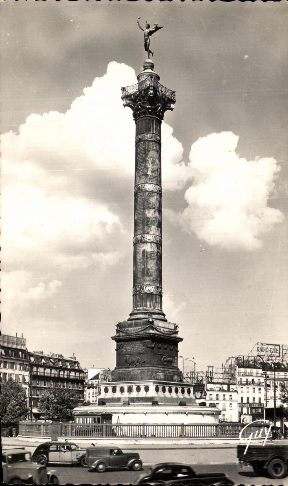 CPA Paris And Its Wonders Place Bastille and Column of July