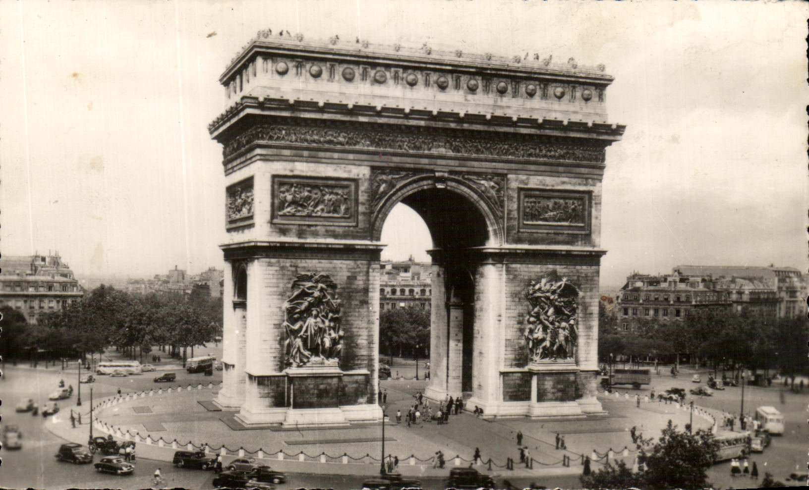 CPA Paris Arc Triomphe de l'Etoile