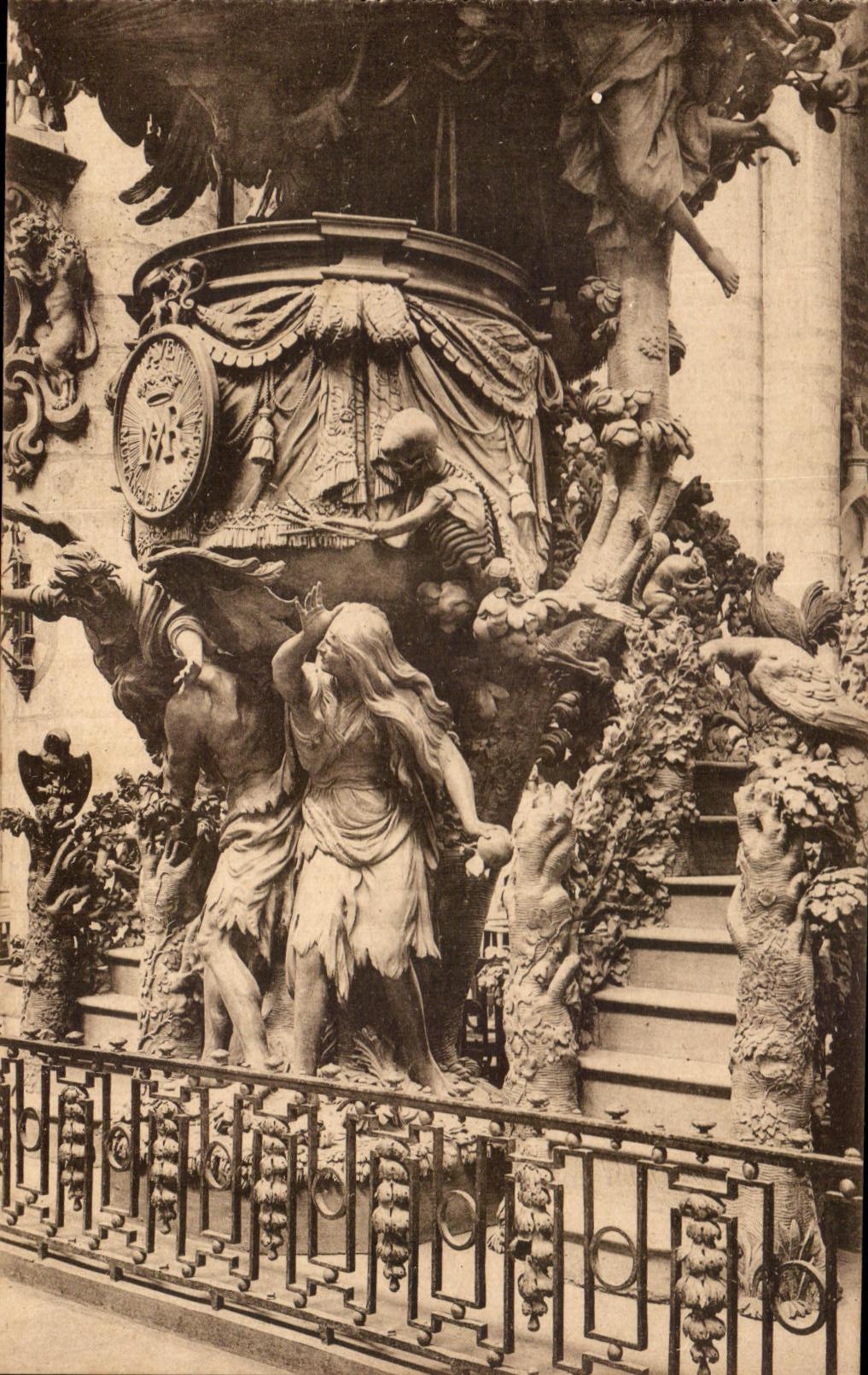 CPA Brussels Colleginale S Michel and Gudule the Pulpit of Truth