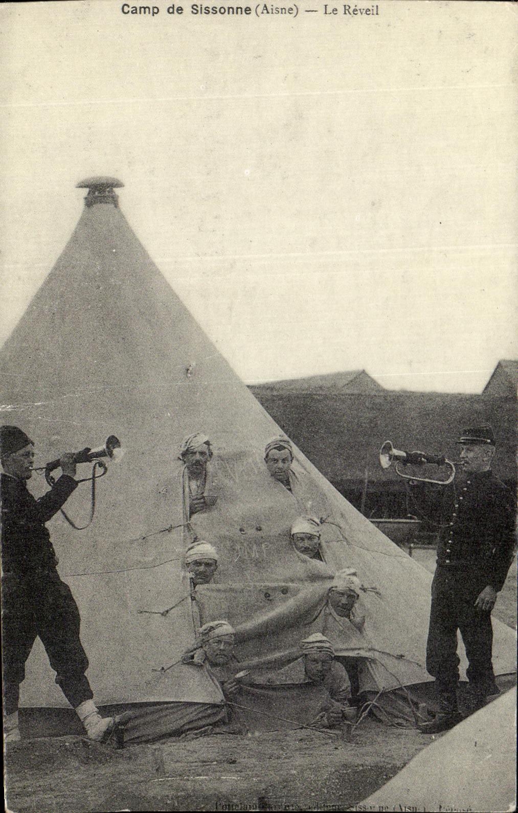 REPRO Camp of Sissonne the Militaria Alarm clock