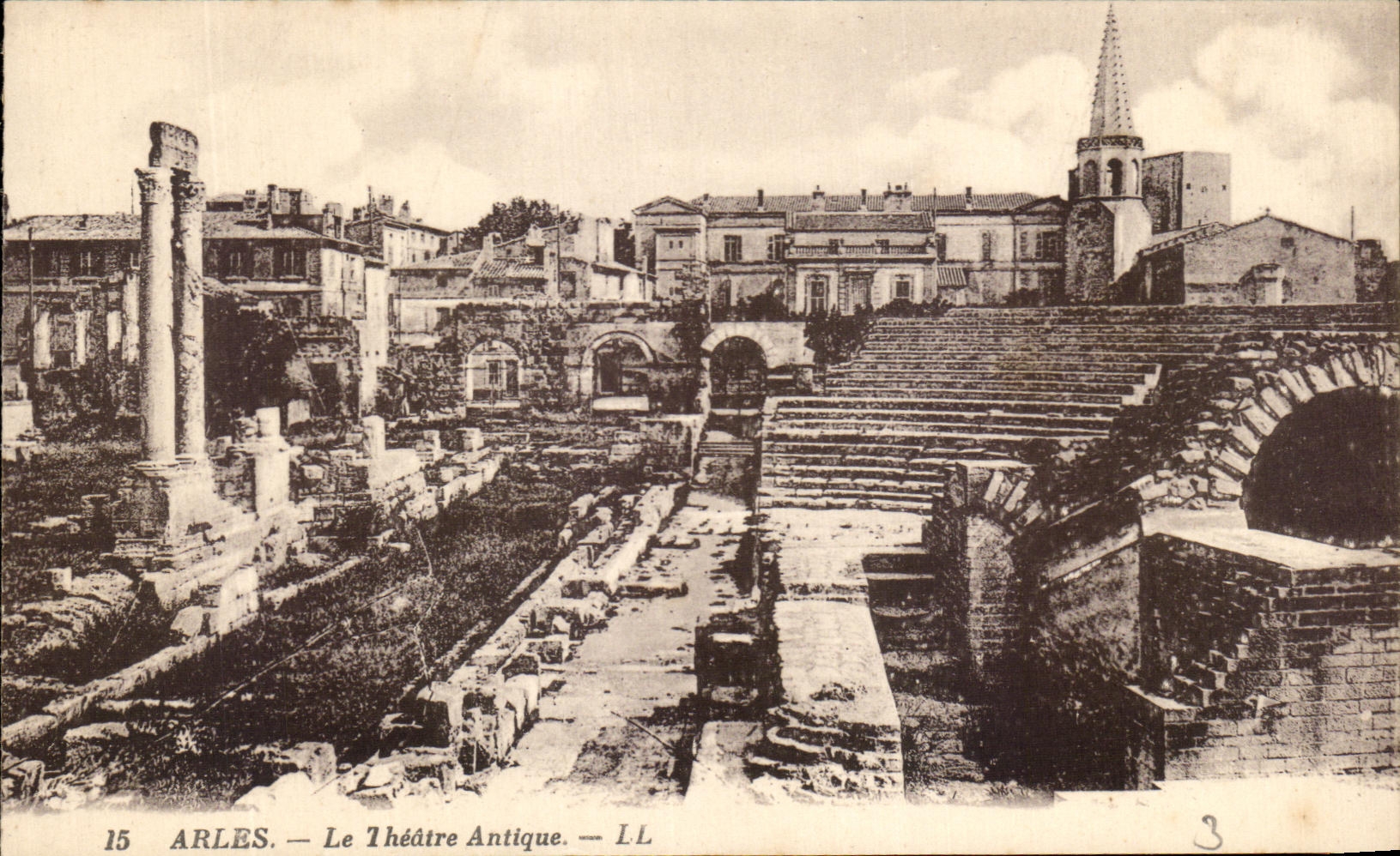CPA Arles the Ancient Theater