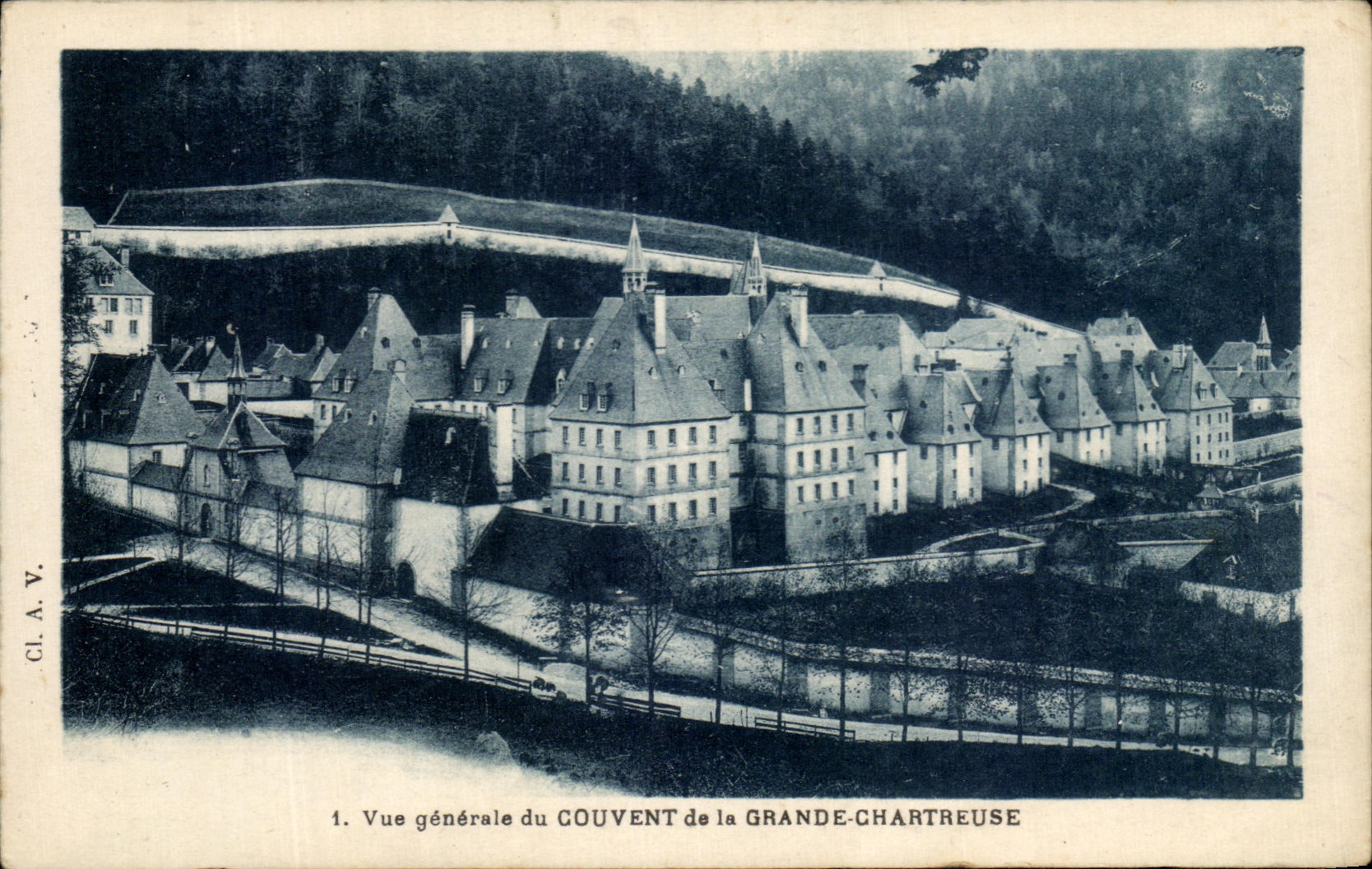 CPA Vision del convento de chartreuse grande