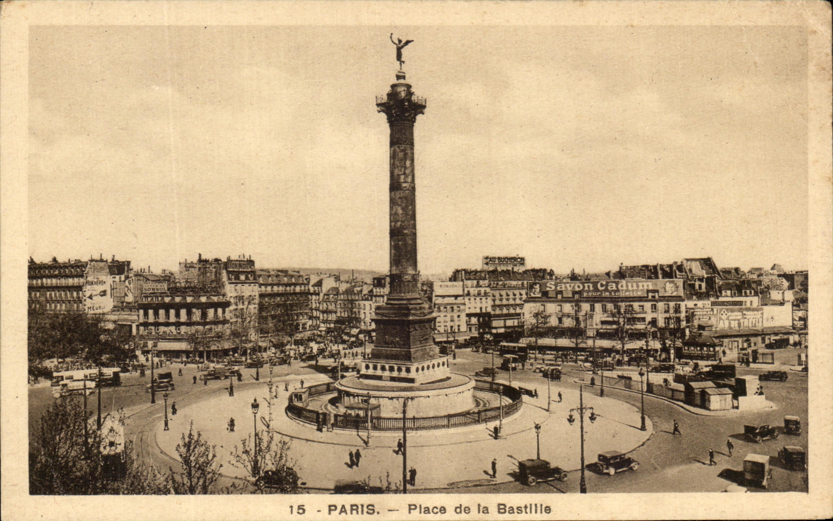 CPA Paris Places of Bastillie