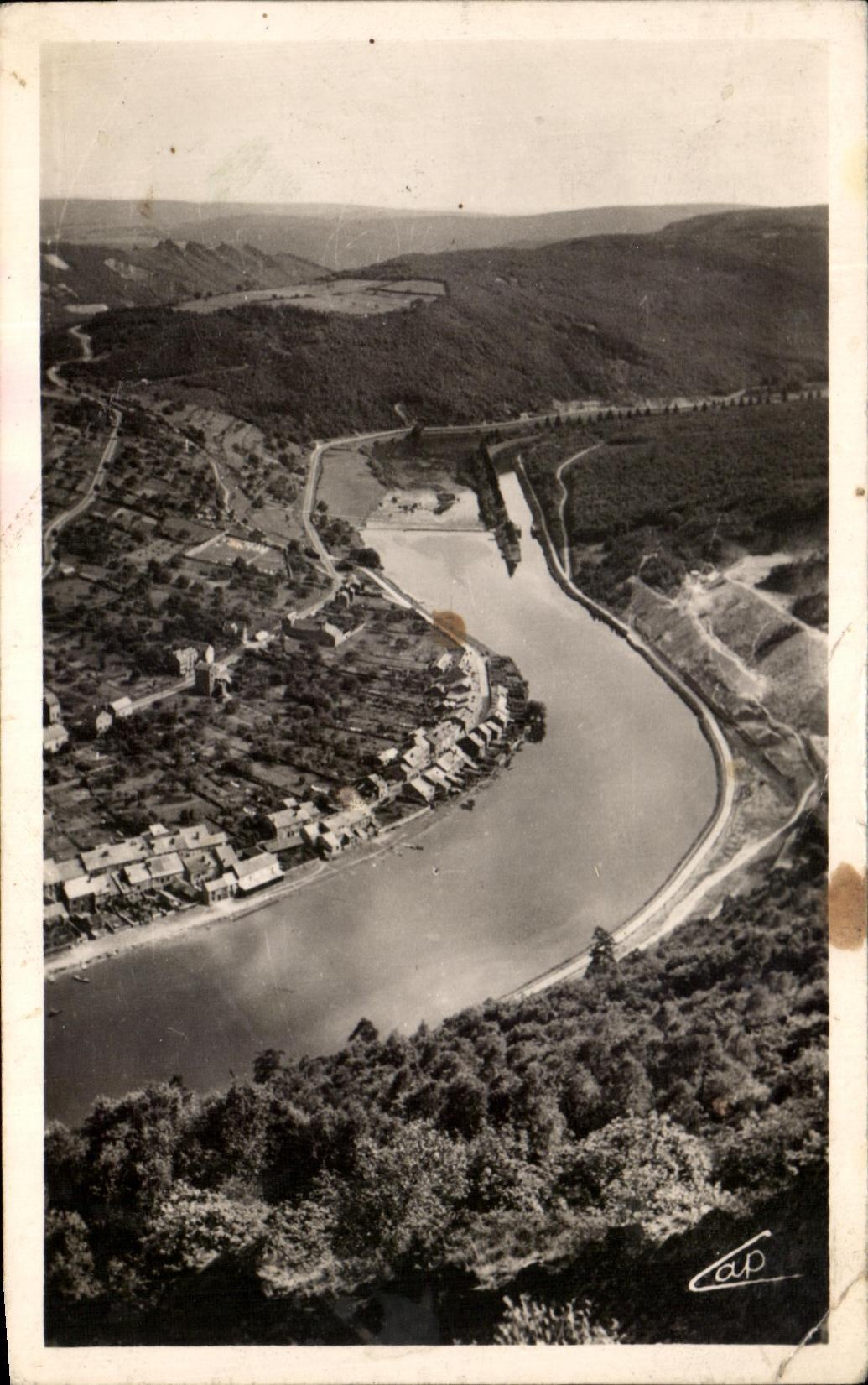 CPA Valley of the Meuse Montherme the Meuse Seen Of the Long Rock