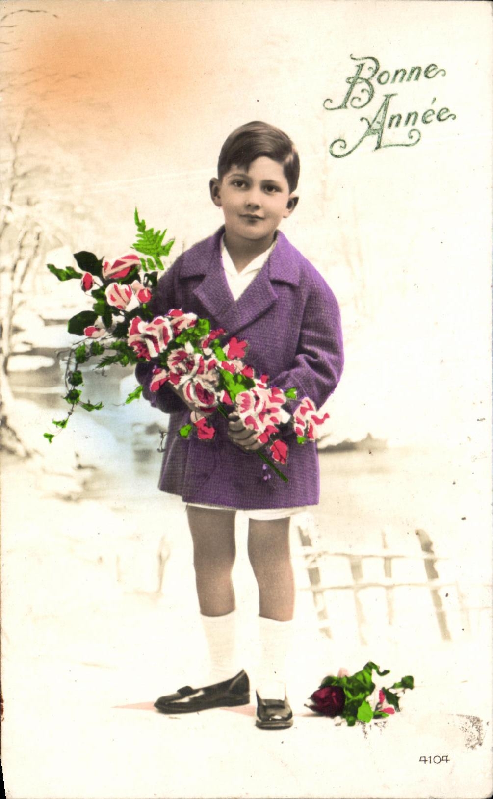 Nino de la Feliz Ano Nuevo de CPA