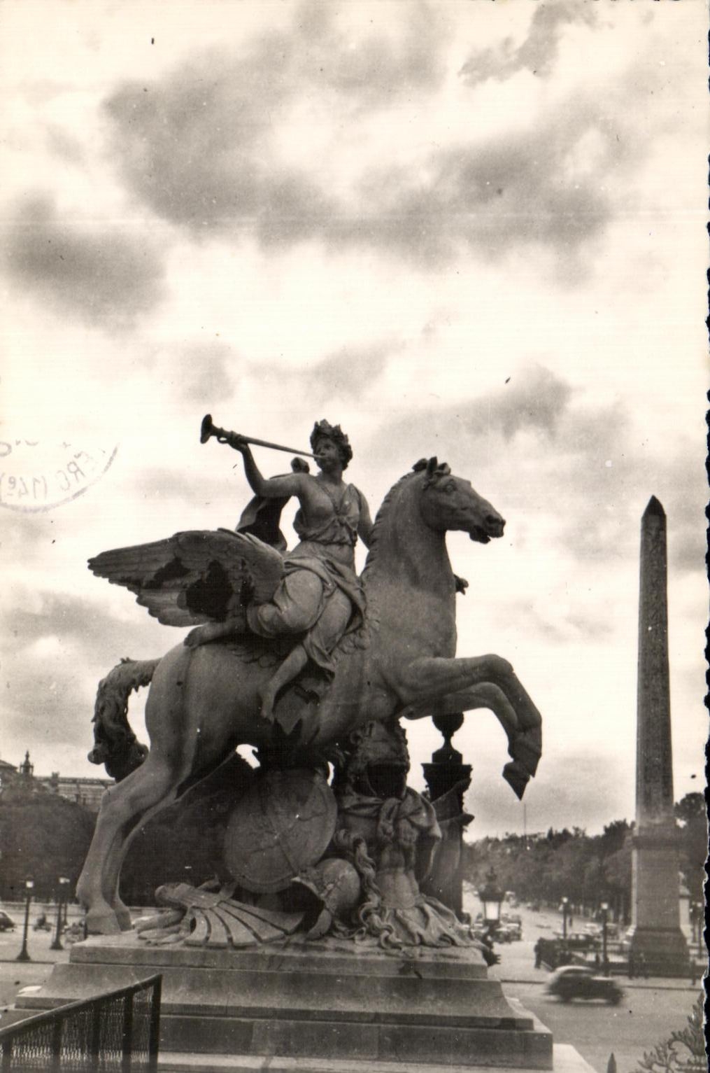 CPA Paris Places Harmony since the Garden of Tileries