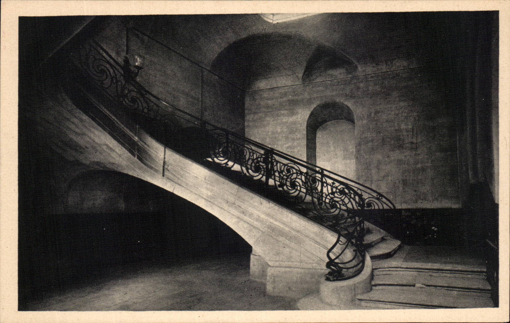 CPA Caen College Malherbe Staircase