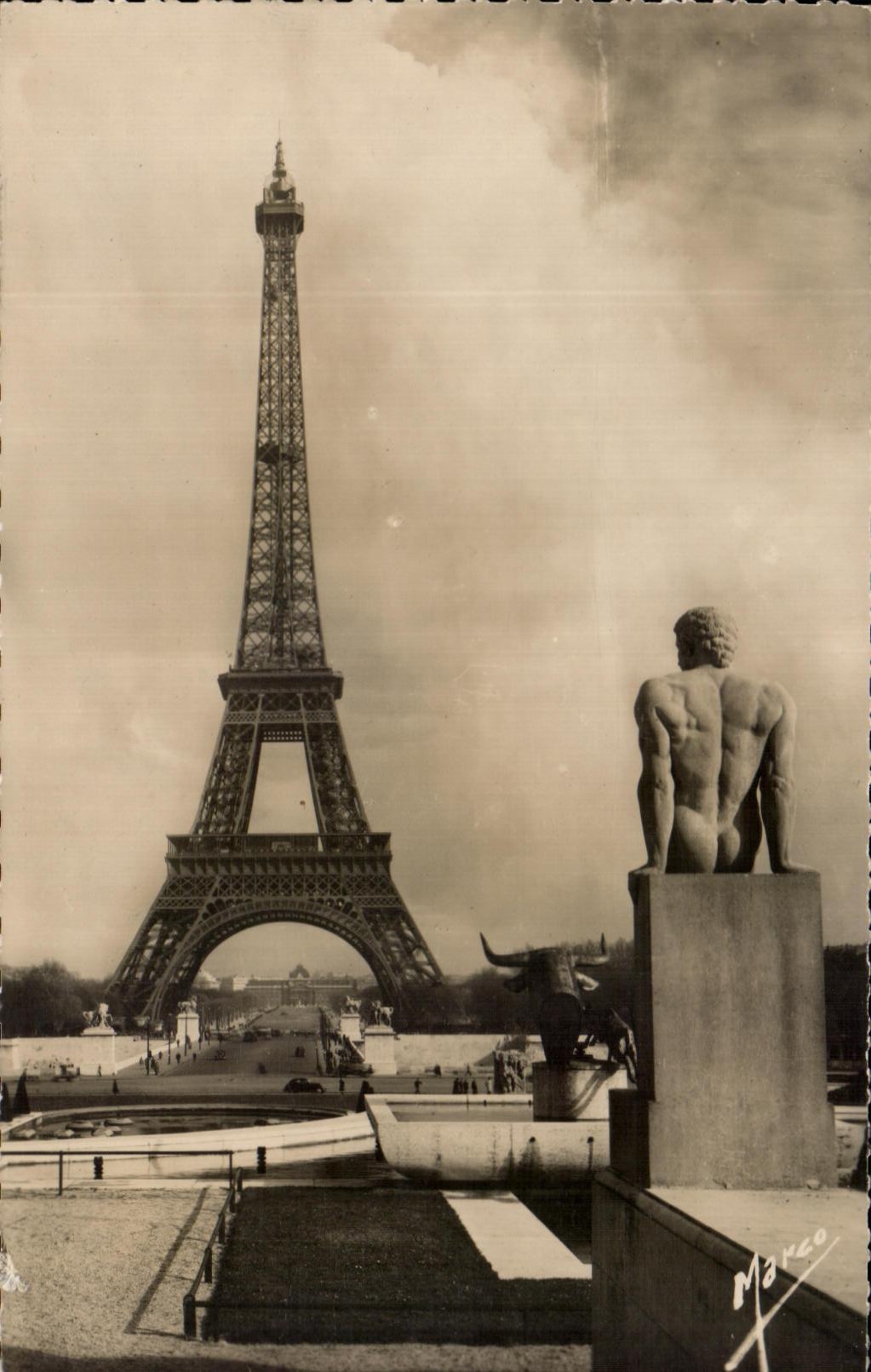 CPA Paris La tour Eiffel