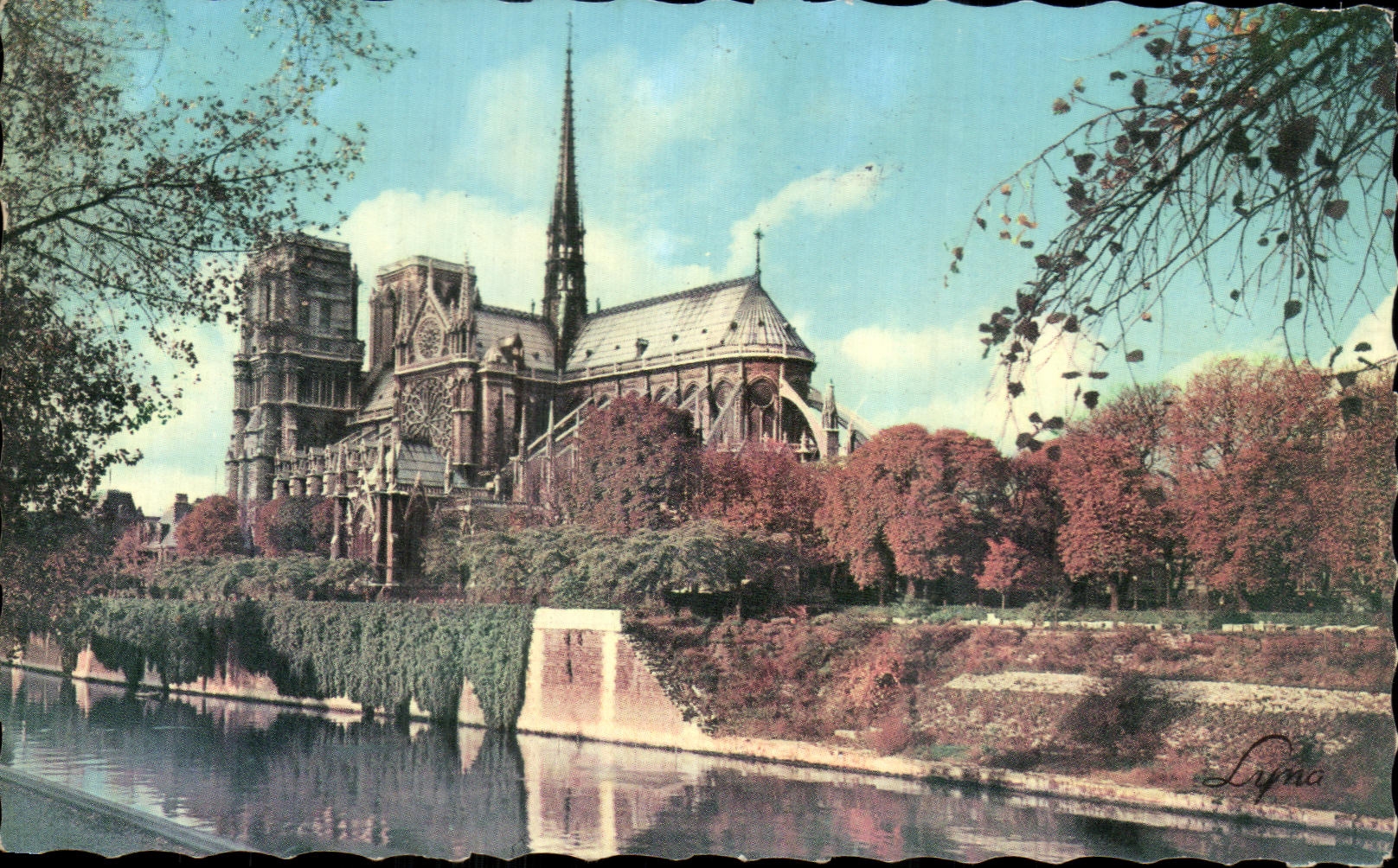 CPA Paris the Apse of the Notre Dame Cathedral