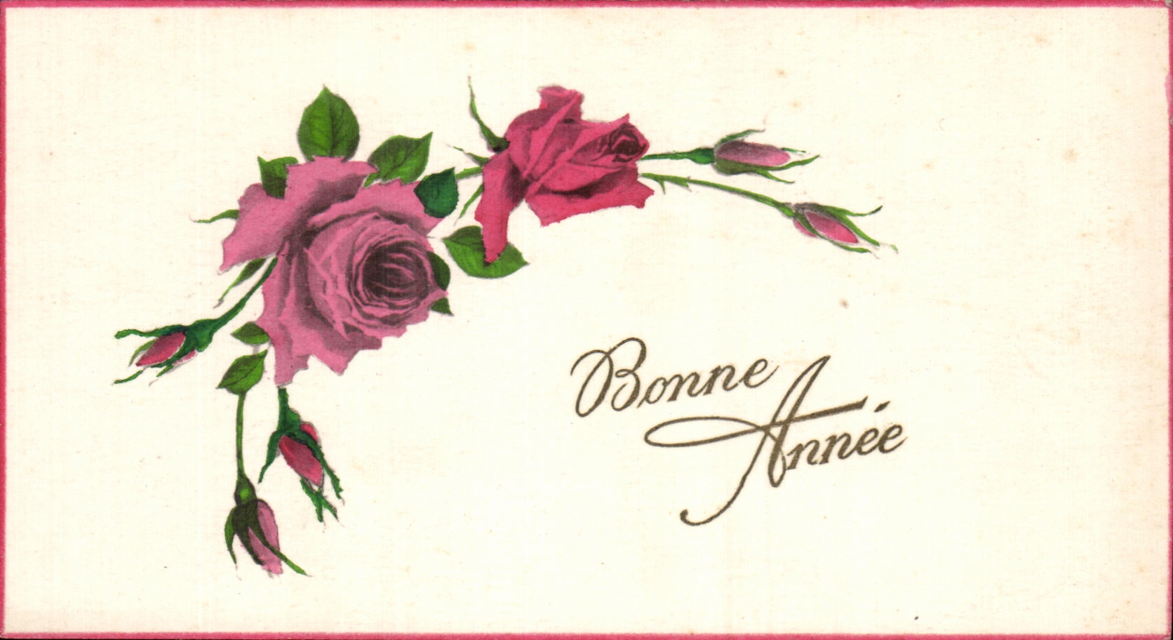 Flores de la Feliz Ano Nuevo de CPA