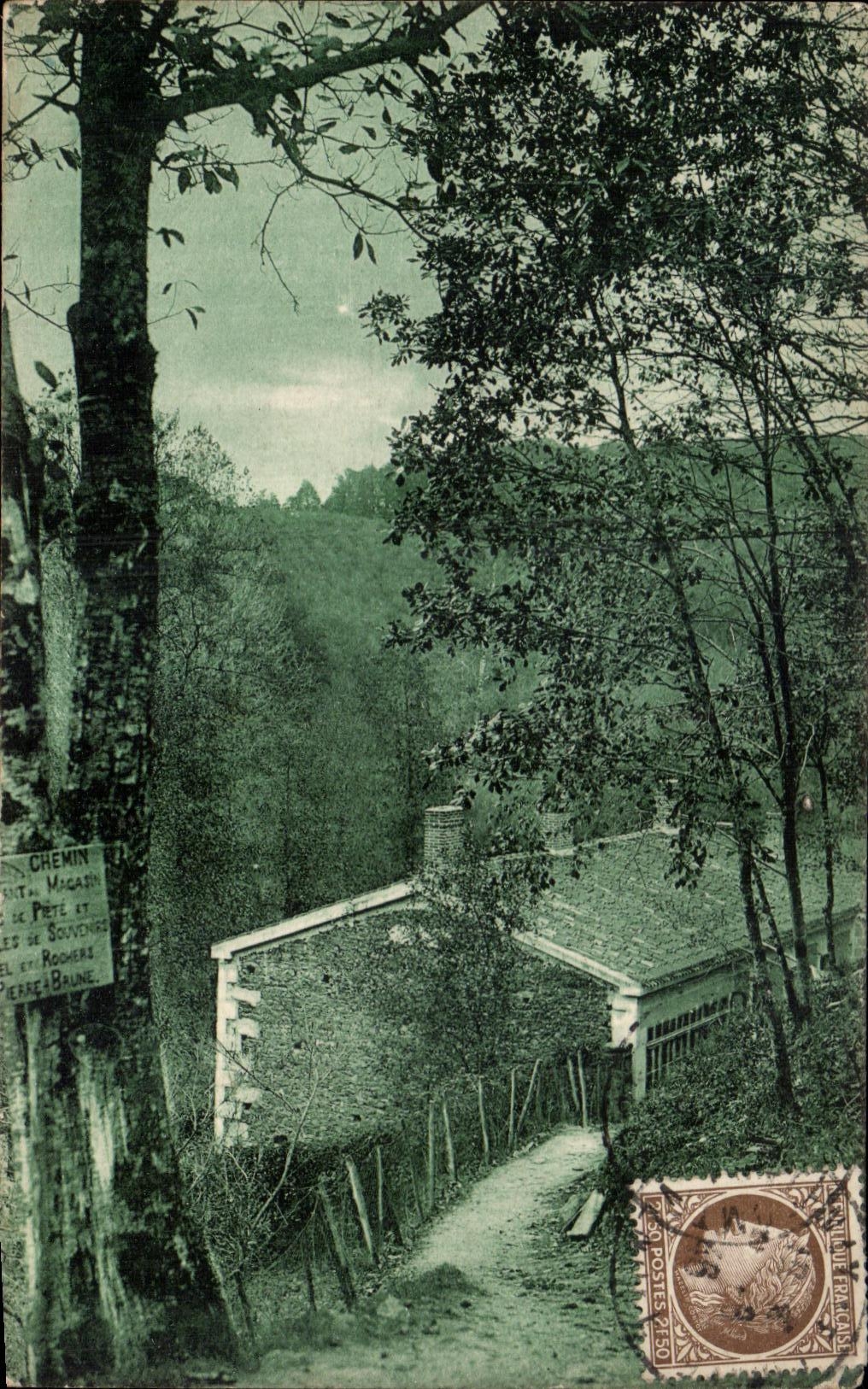 Cueva de CPA Foret De Mervent Brown del padre Montfort Senier de Pedro