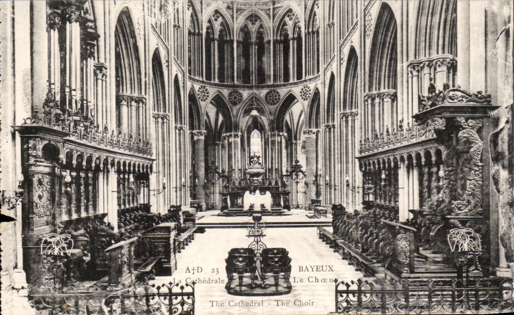 CPA Bayeux el estribillo de la catedral