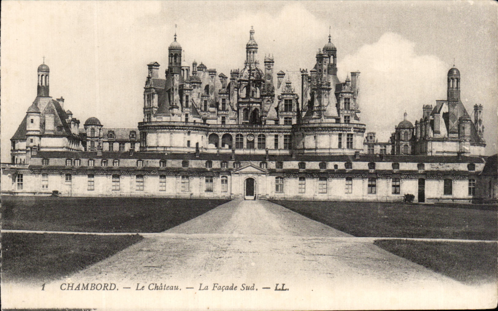 CPA Chambord Le Chateau La Facade Sud