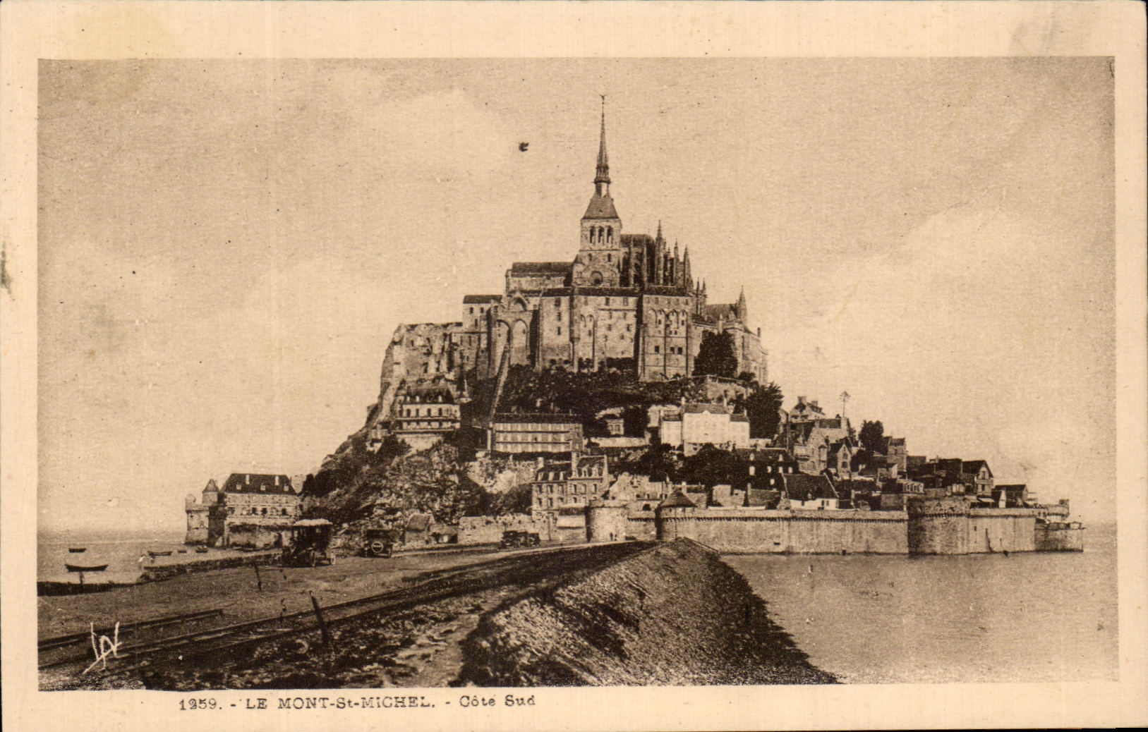 CPA the Mount St Michel Southern part