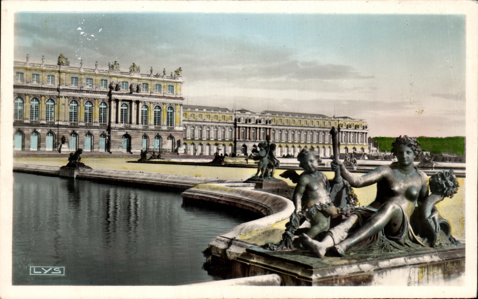 CPA Versailles Floor of Water Eassin of North the Marne Hongre