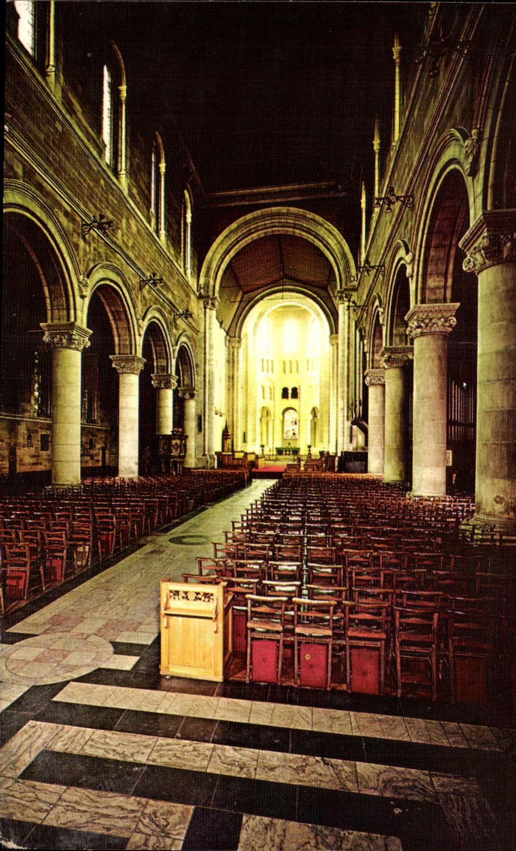 CPA Belfast Cathedral Nave Looking East