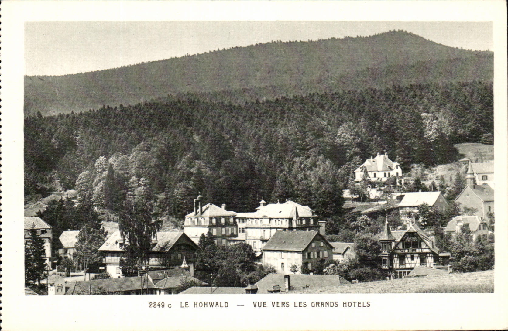 CPA Hohwald Seen Towards the Large Hotels