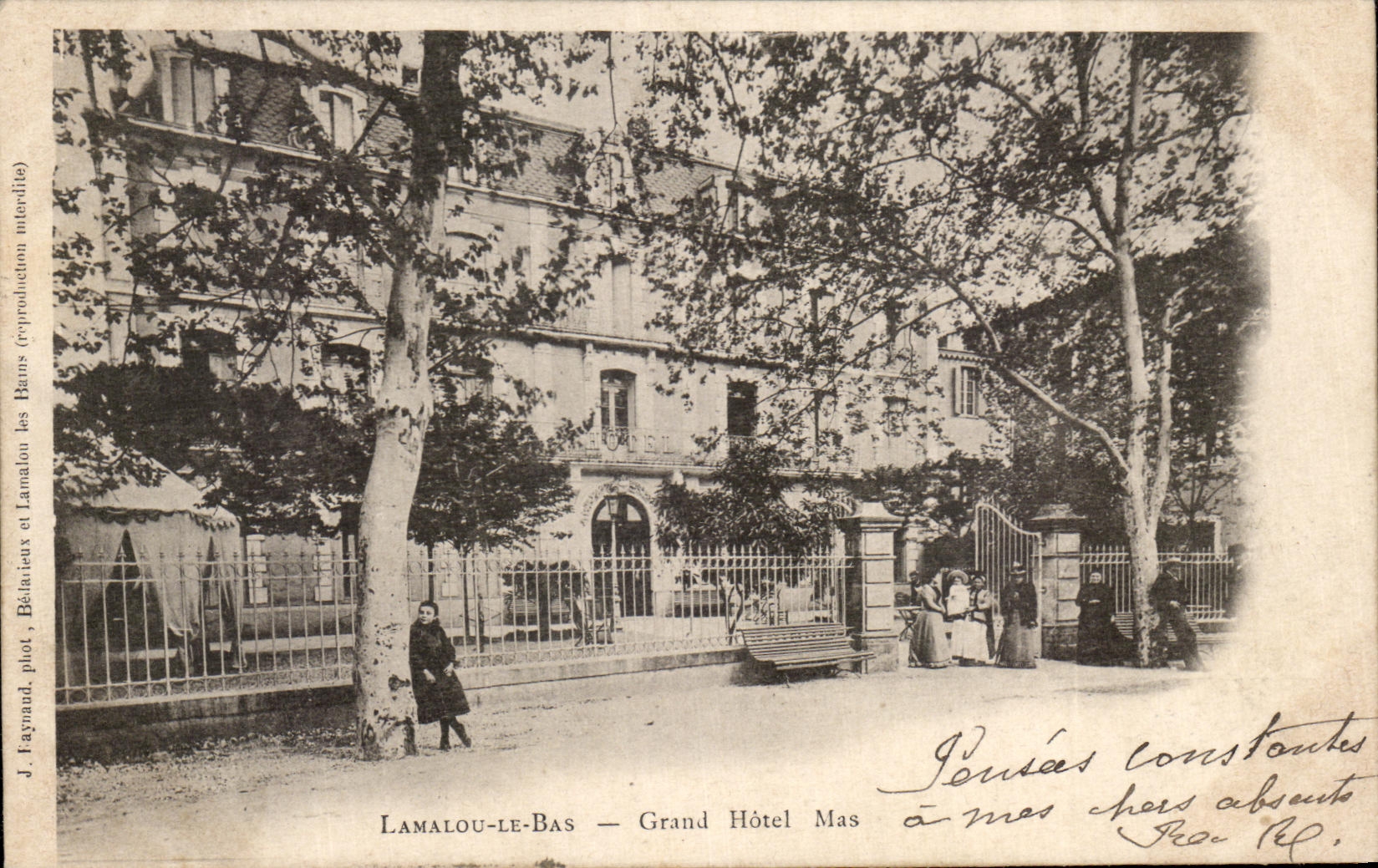 CPA Lamalou Bottom Large Hotel Farmhouse