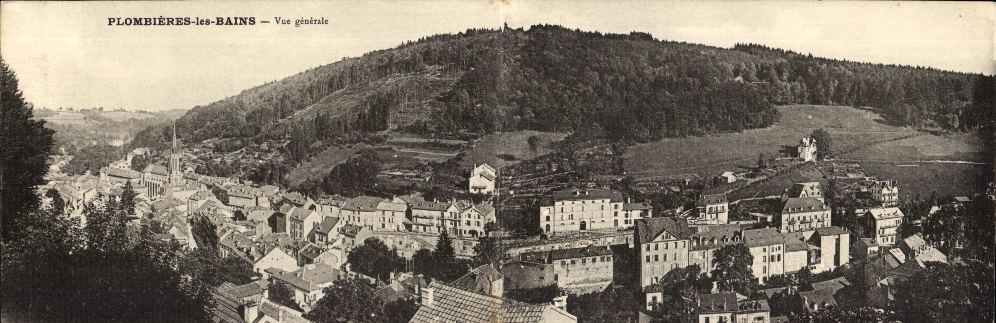 Two Part Card Plombieres Les Bains View