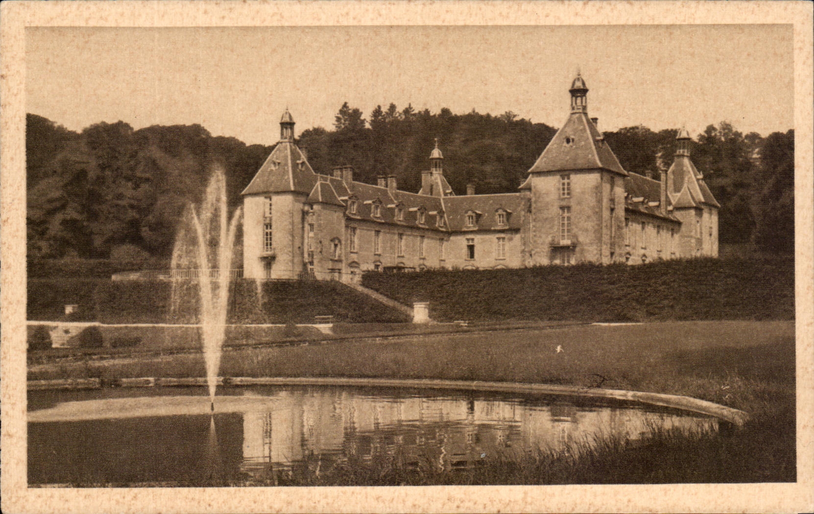 Ancient CPA Autun Castle of Montijeu Old residence Talleyrand Perigord