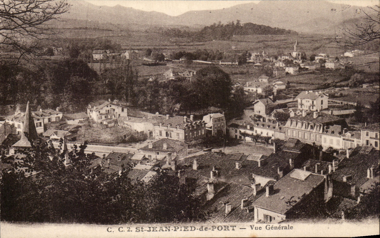 CPA St Jean Pied De Port View
