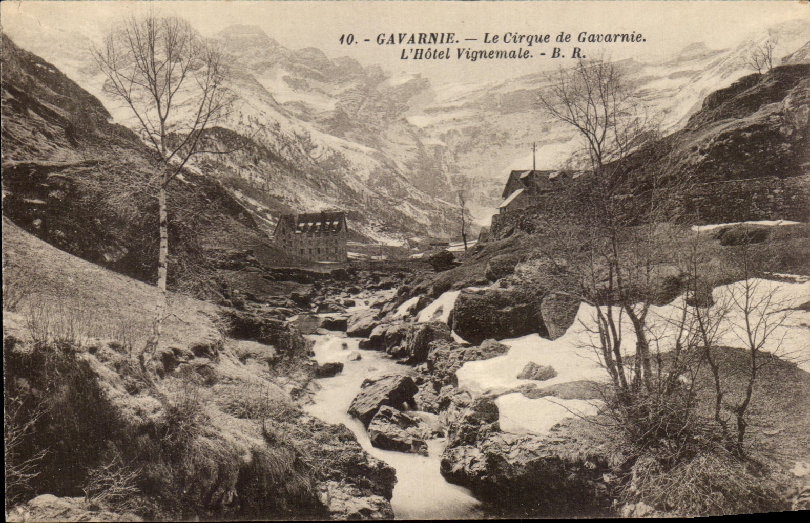 CPA Gavarnie the Circus of Gavarnie the Vignemate Hotel