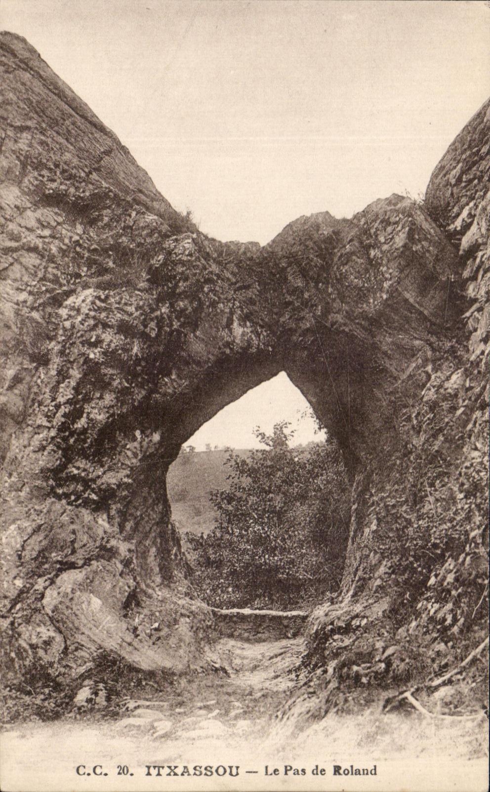 CPA Itxassou the Roland No