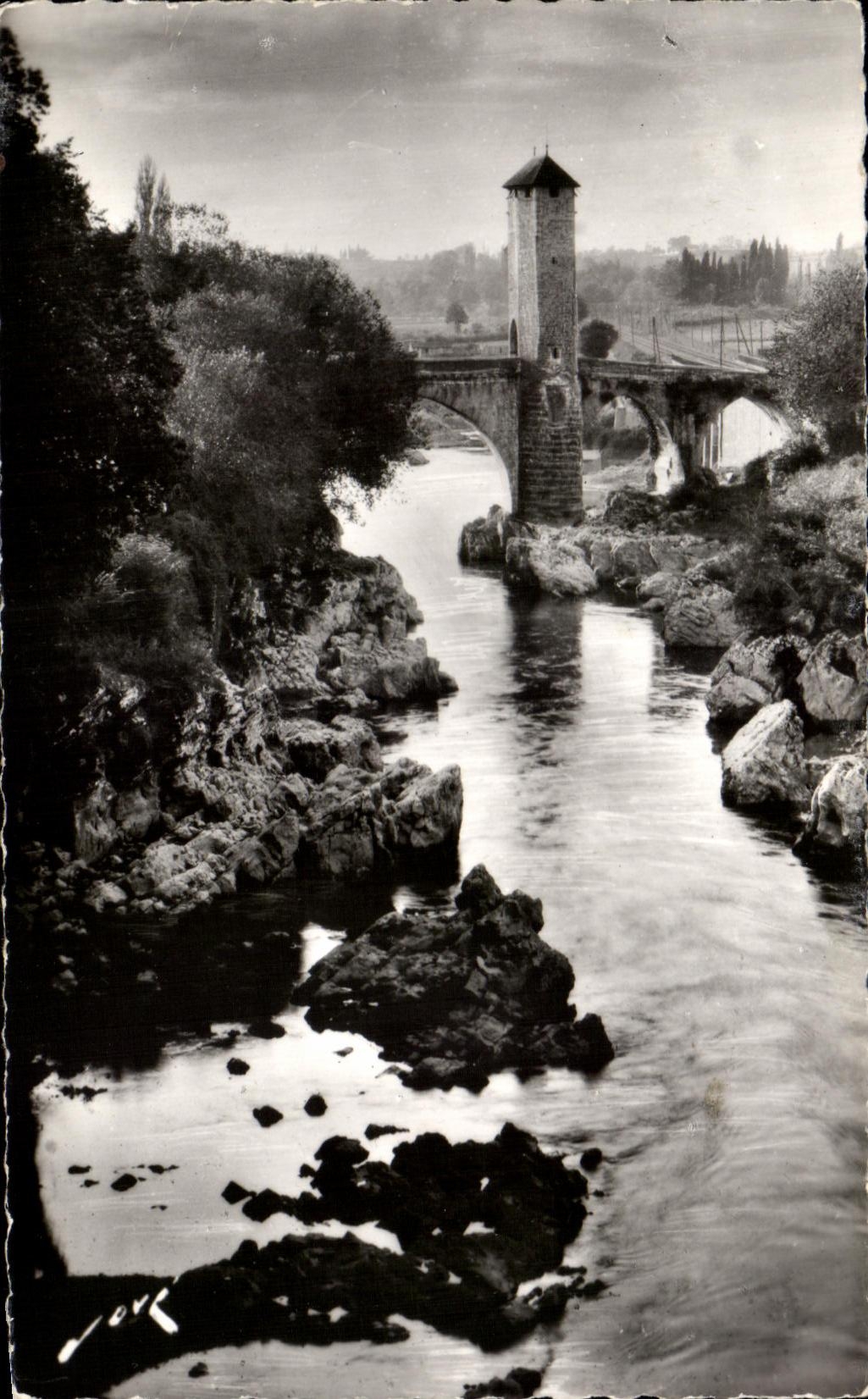 CPA Orthez the Old Bridge