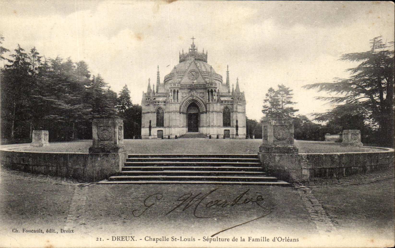 Entierro de St Louis de la camara acorazada de CPA Dreux de la familia de Orleans