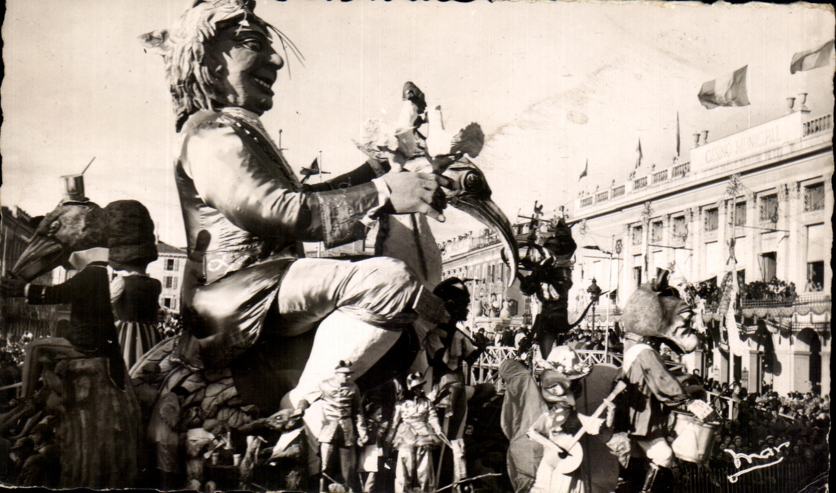 CPSM Carnaval De Nice Carnival 1951