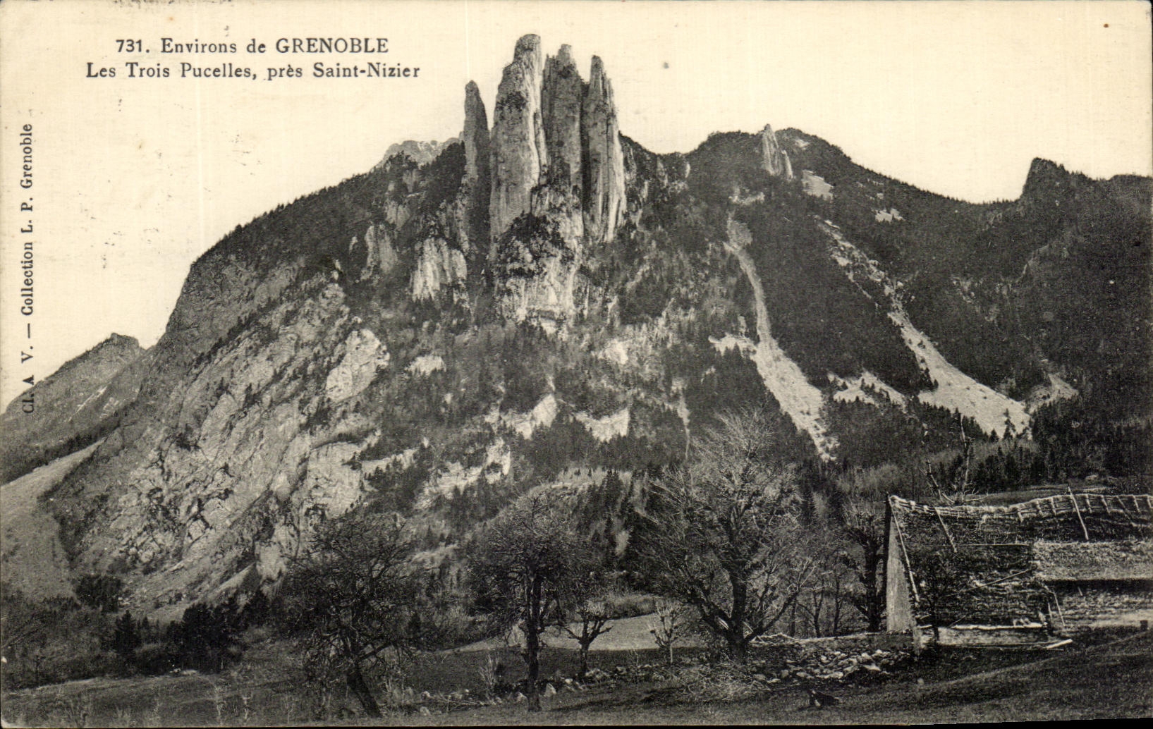 CPA Surroundings of Grenoble Three Virgins close Saint Nizier