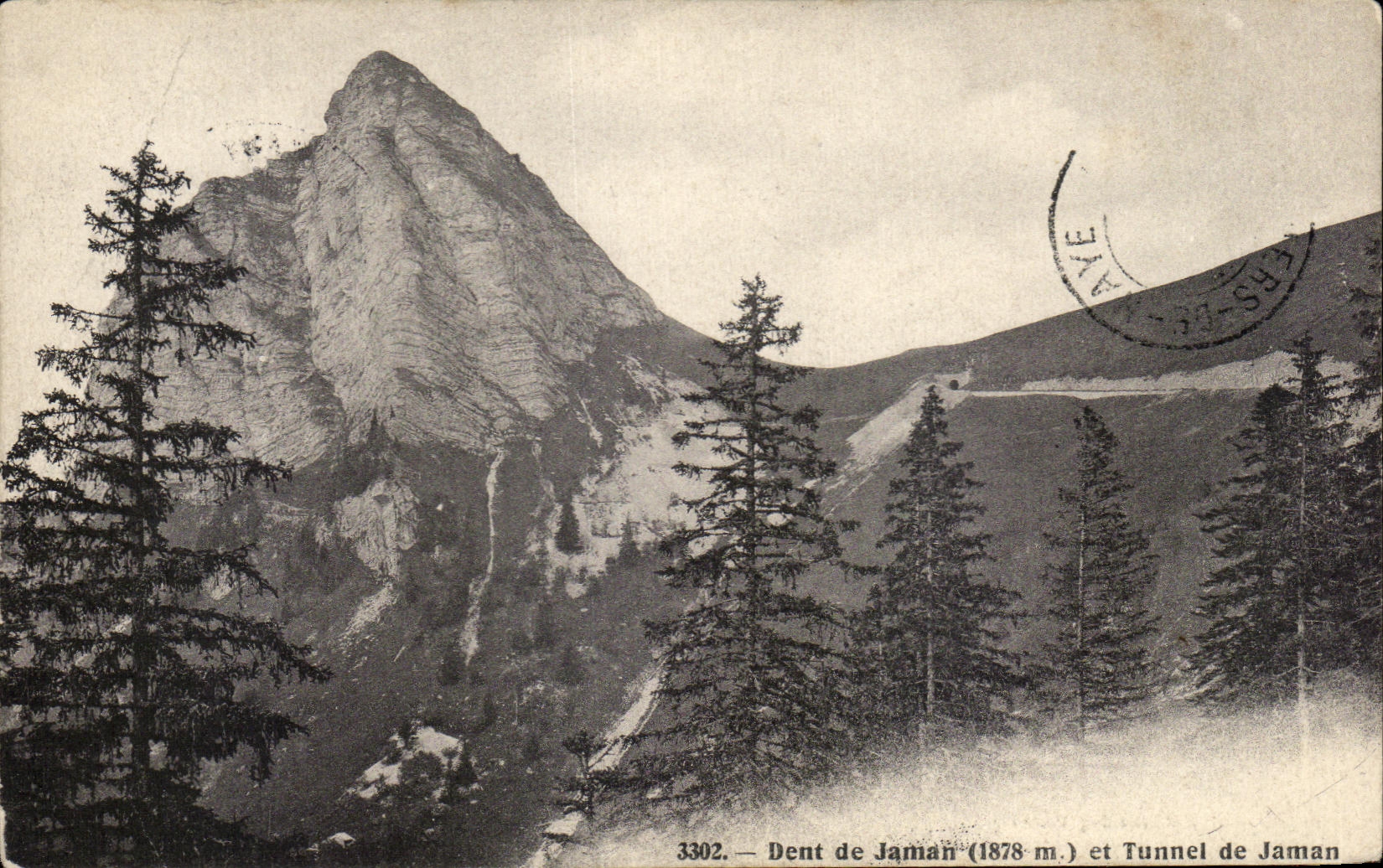 CPA Dent de Jaman et Tunnet de Jaman