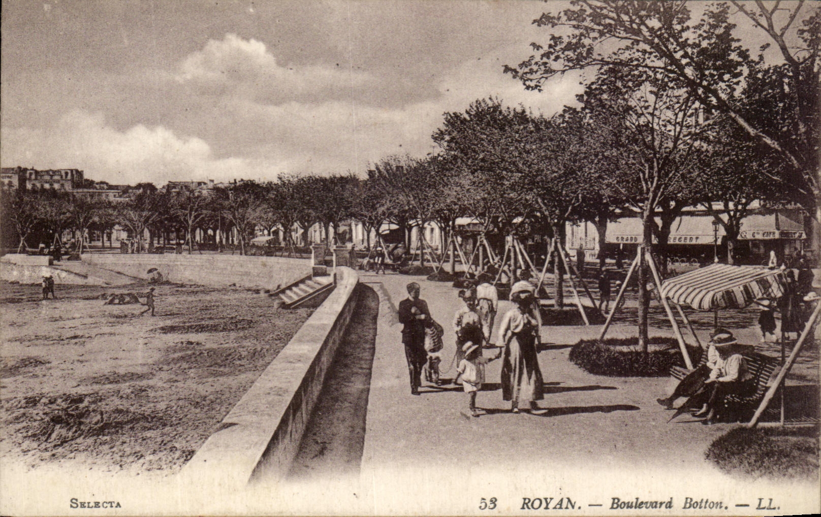 Bulevar de CPA Royan Botton