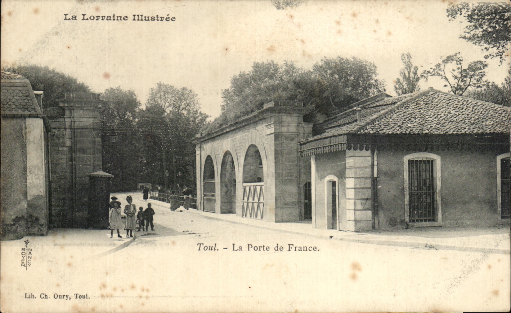 CPA ilustro Lorena Toul Porte De Francia