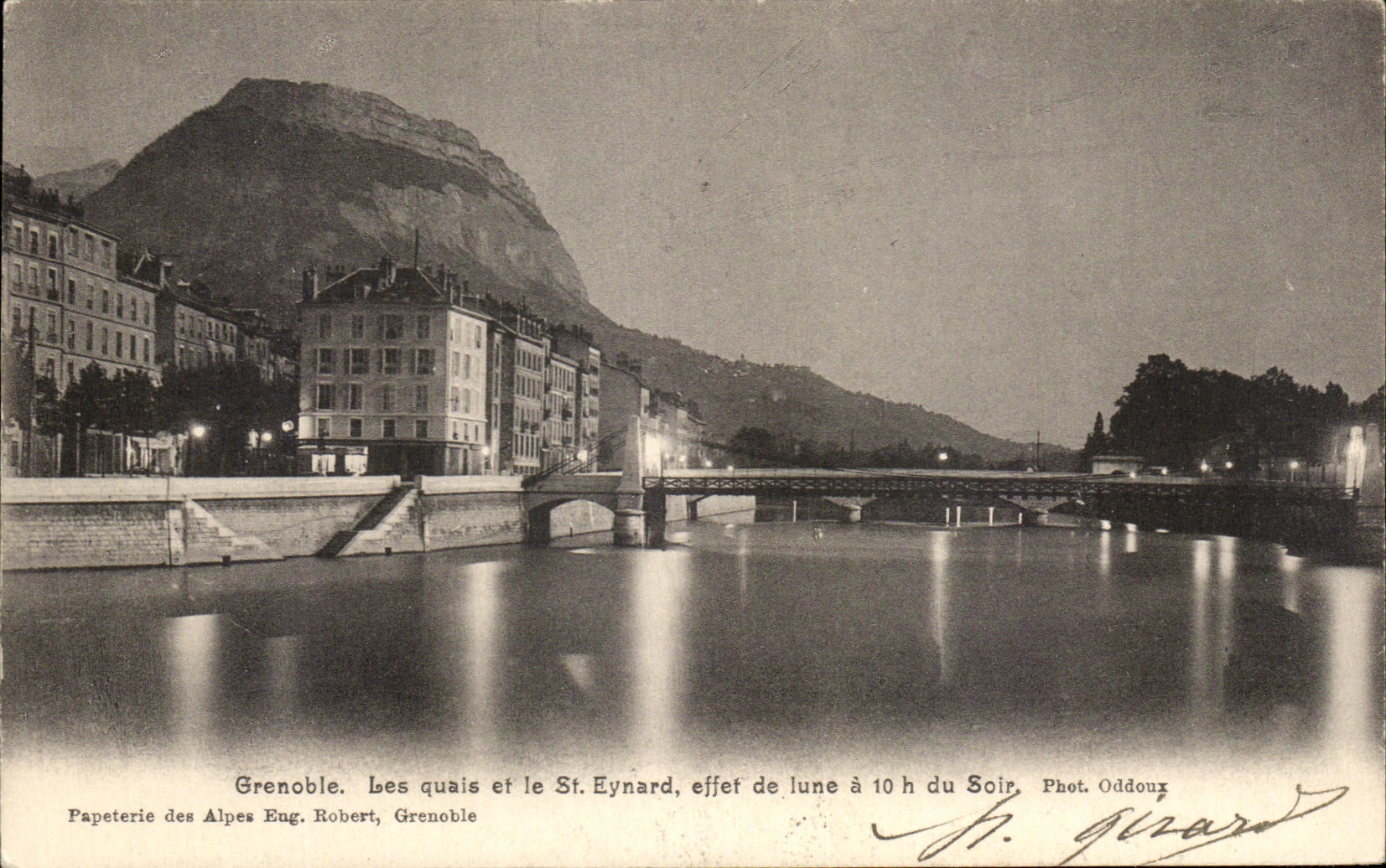 CPA Grenoble Quays And St Eynard