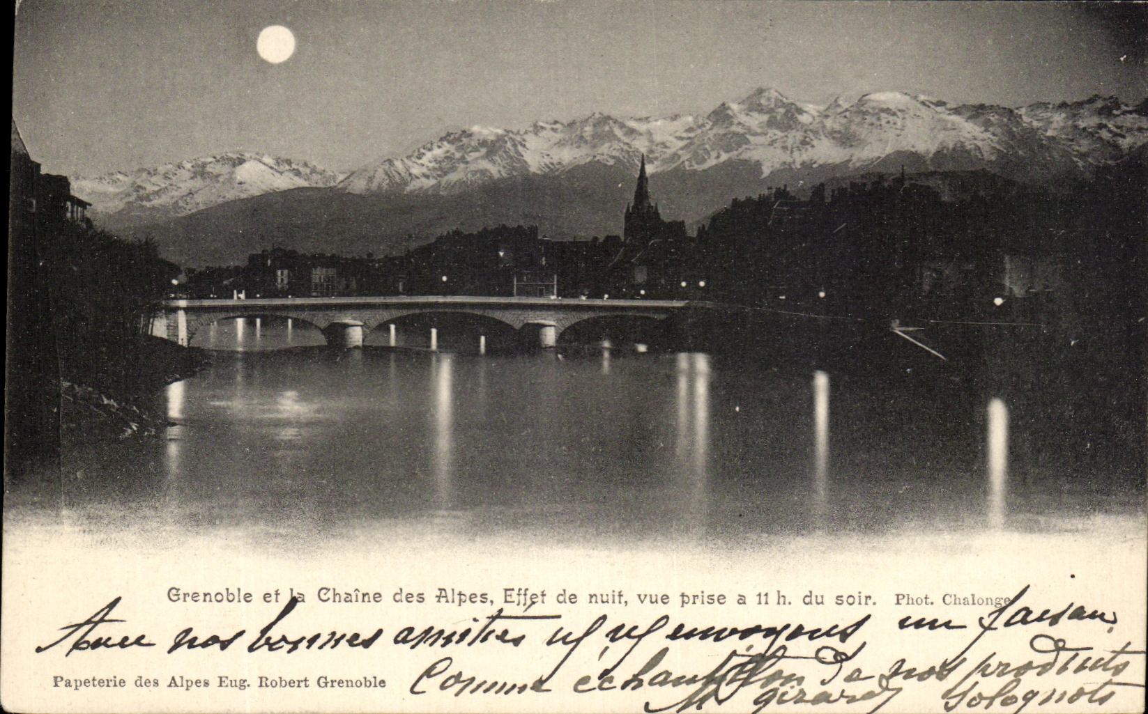 CPA Grenoble And the Alpine range Effet De Harms