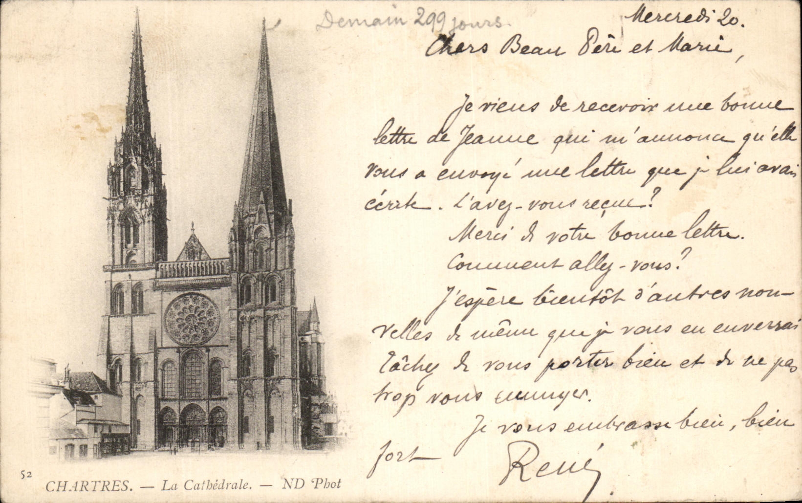 CPA Chartres the Cathedral