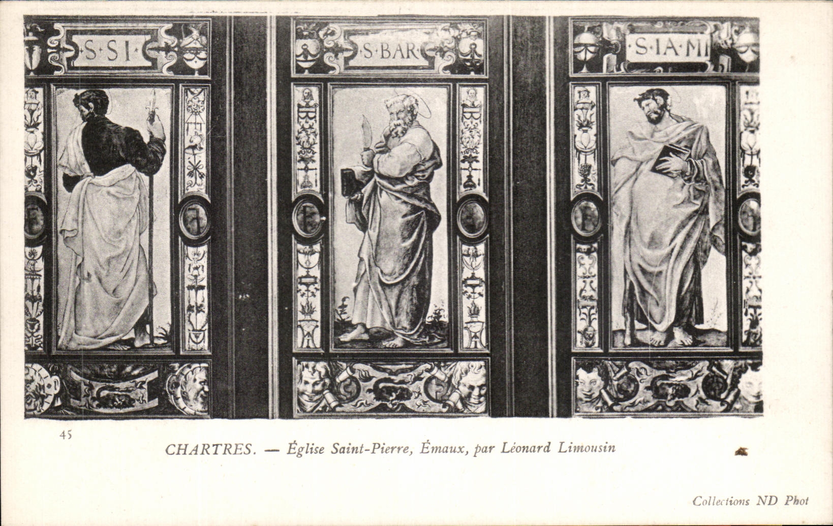 CPA Chartres Church Saint Pierre Enamels By Leonard the Limousin