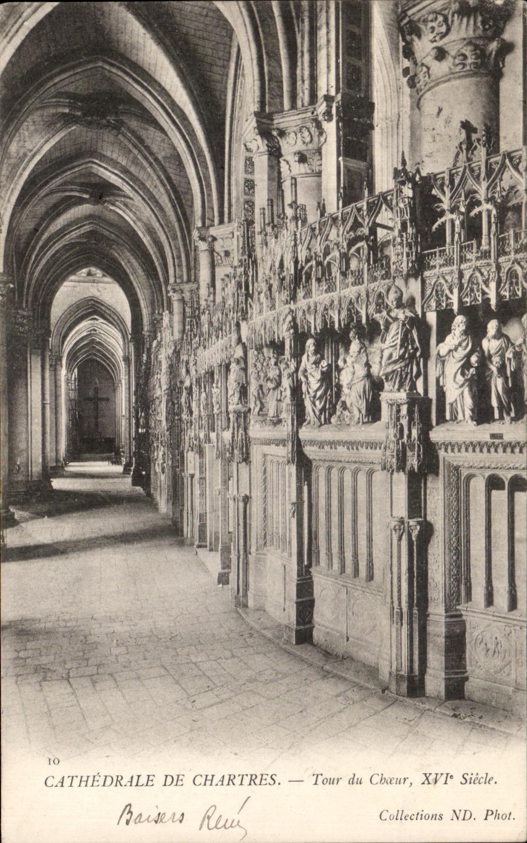 CPA Cathedrale De Chartres Tower of the chorus