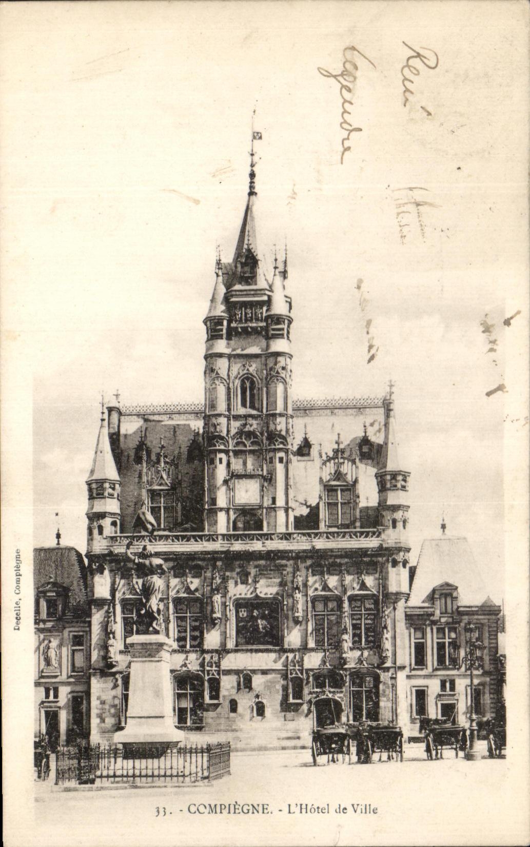 CPA Compiegne el ayuntamiento