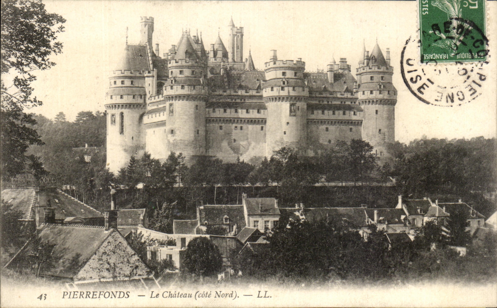 CPA Pierrefonds el castillo