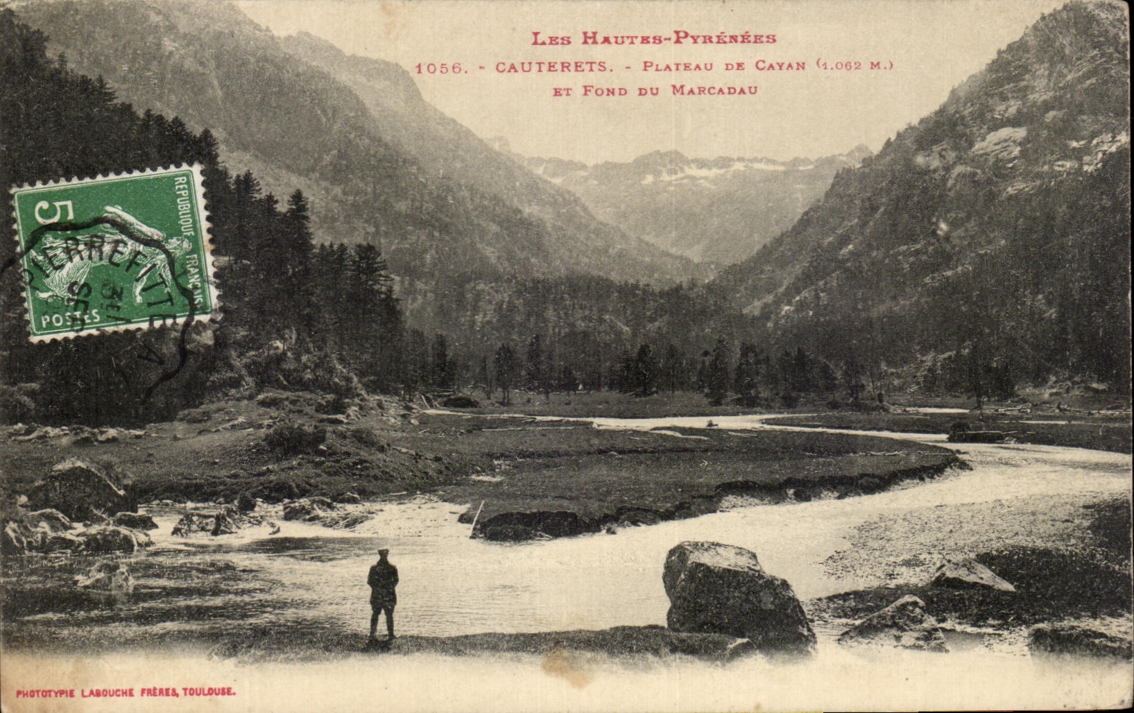 CPA Cauterets Plateau De Cayan And Fond Of Marcadau