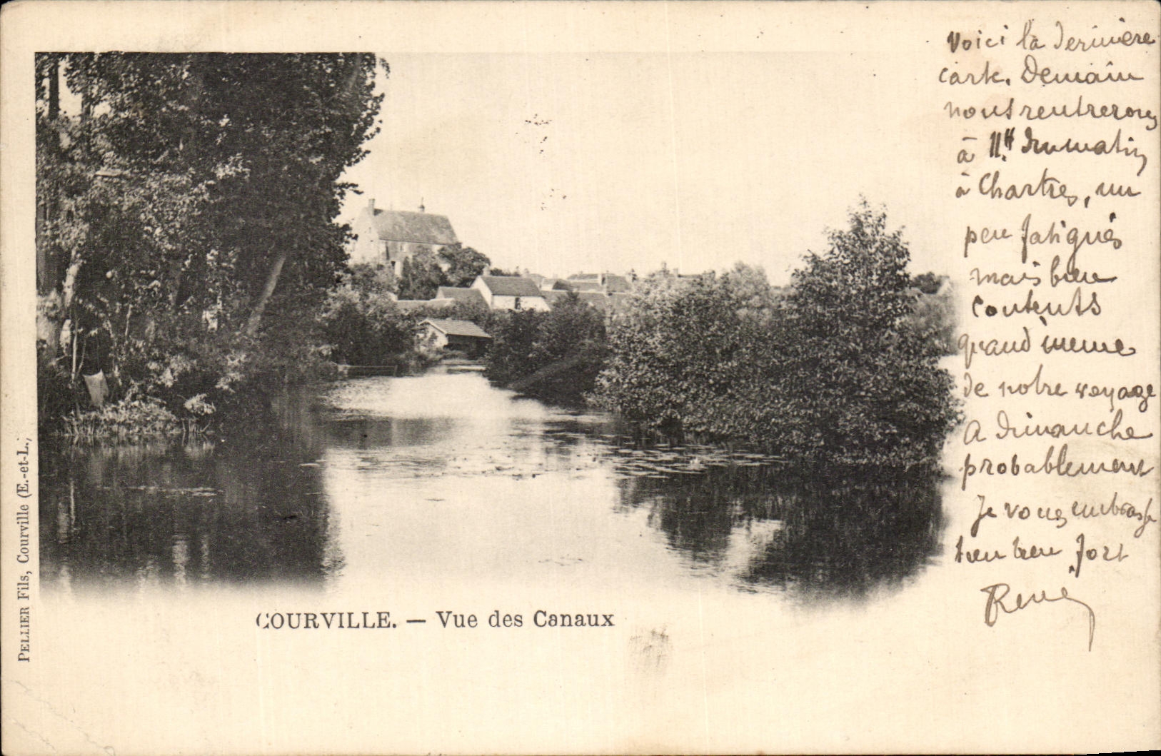 CPA Courville visto de los canales