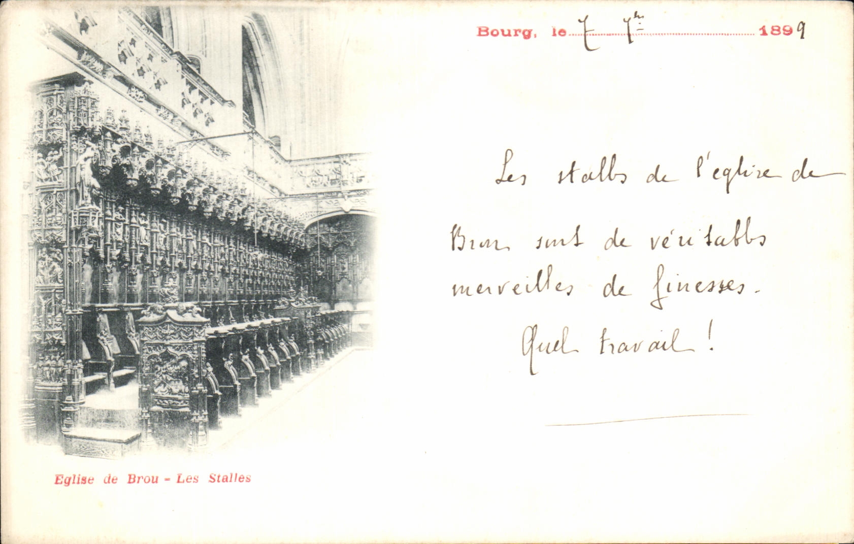 CPA Borough the Church of Husks the Stalls Chart 1899